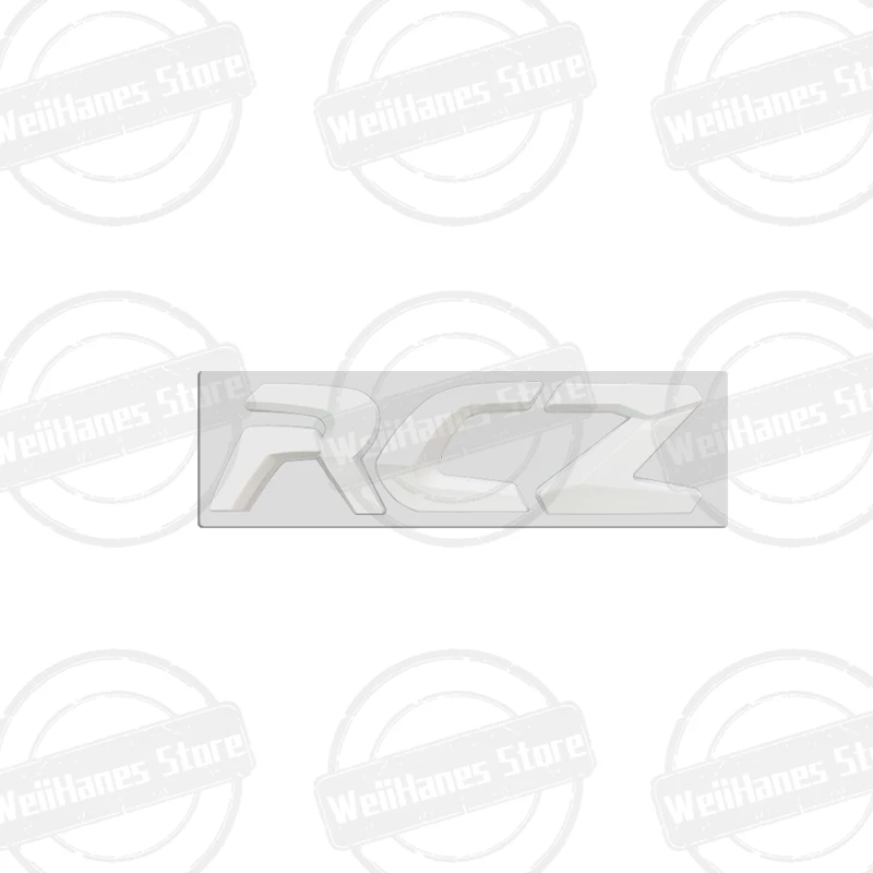 Emblème Peugeot RCZ 2010-2015 - Badge 3D Argent S-Silver Pour Capot Avant, Coffre Arrière Et Latéral - Logo Auto Autocollant Premium