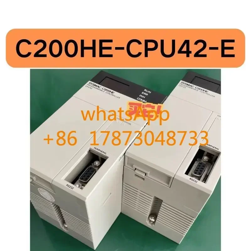 

The second-hand C200HE-CPU42-E PLC controller tested OK and its function is intact