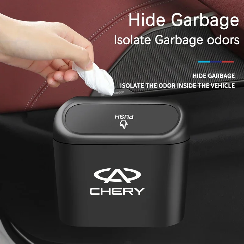 Car Door Trash Can Car Door Rubbish Storage Holder Auto Garbage Storage Bin For Chery Tiggo 5x 7 8 8 Pro 3x Arrizo 5 Arrizo 8