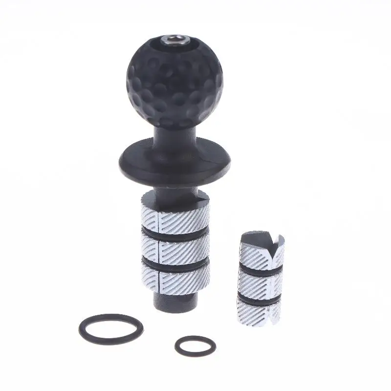 25mm Ball Head Universal Motorcycle Bike Black Mount Fork Stem Ballhead Base For Mount Kit Adapter Mobile Phone Holder