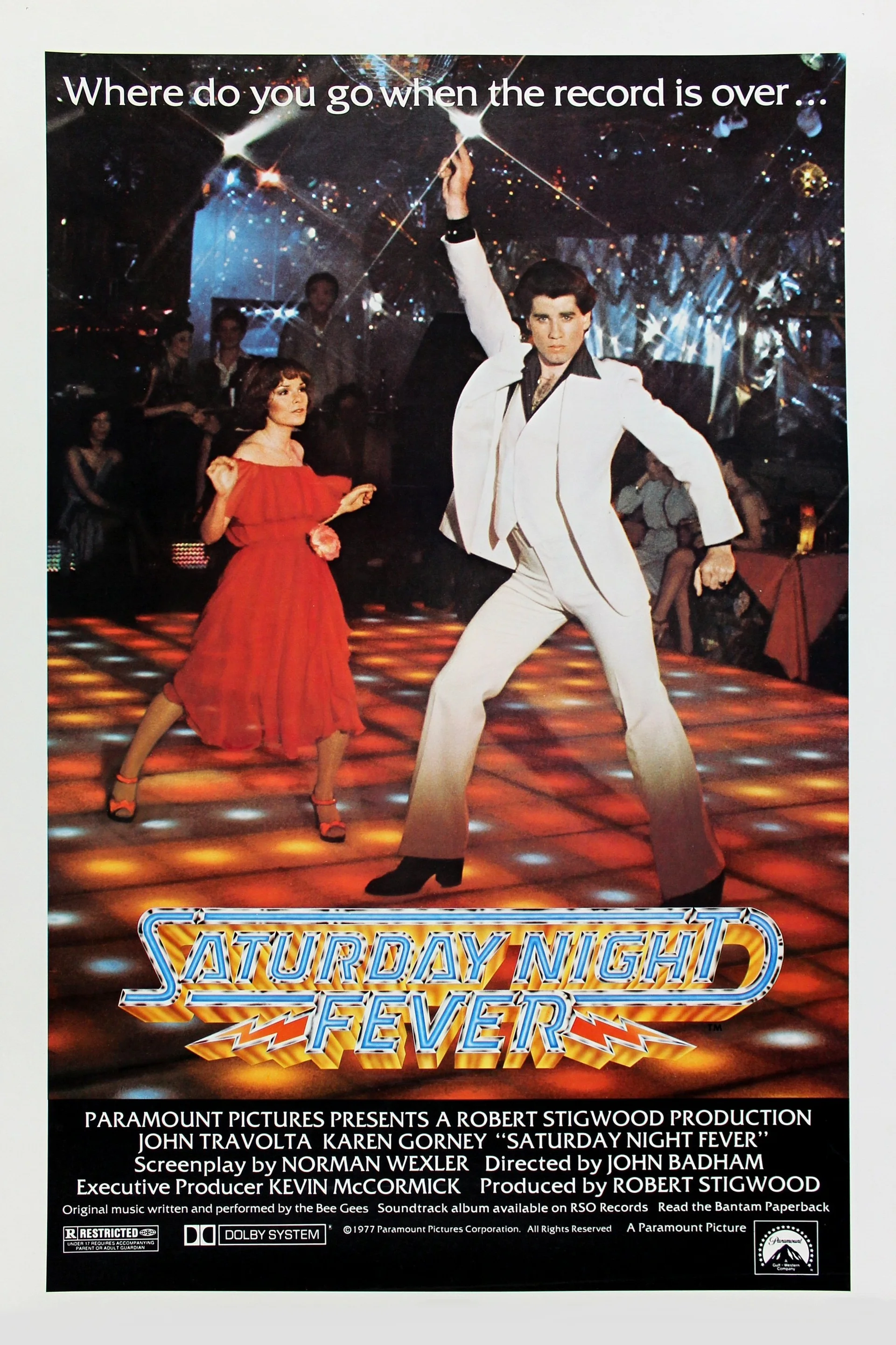 Movie Saturday Night Fever (1977) Wall Poster Wall Art Rome Decoration