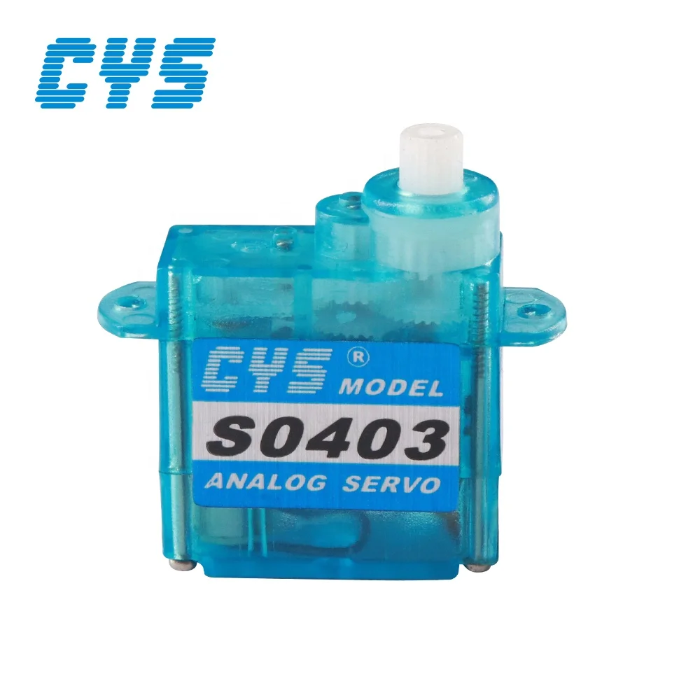 1 / 2 / 5 / 10 / 20pcs CYS-S0403 4.3g Micro Mini 0.8kg high torque Analog Plastic Gear Coreless Servo for RC Airplane Car