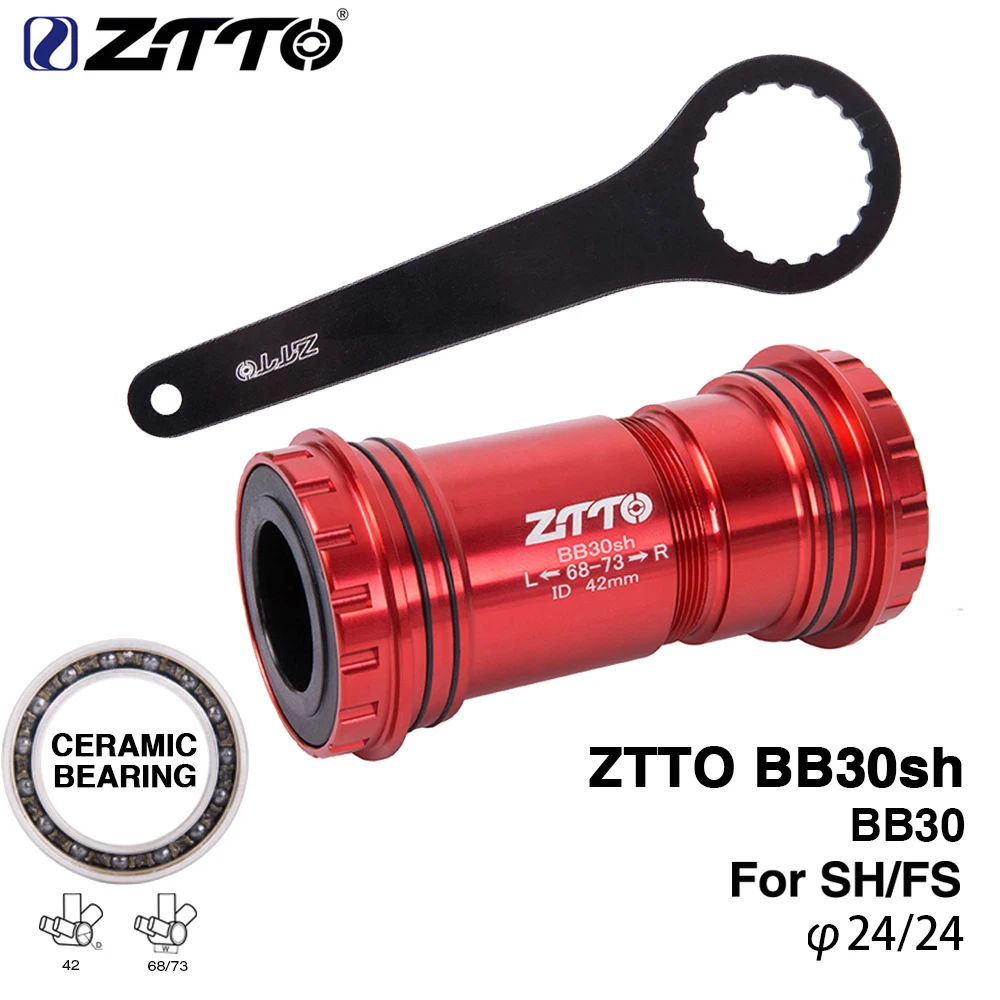 Ztto mtb BB30 24アダプター自転車圧入ボトムブラケットアクスル
