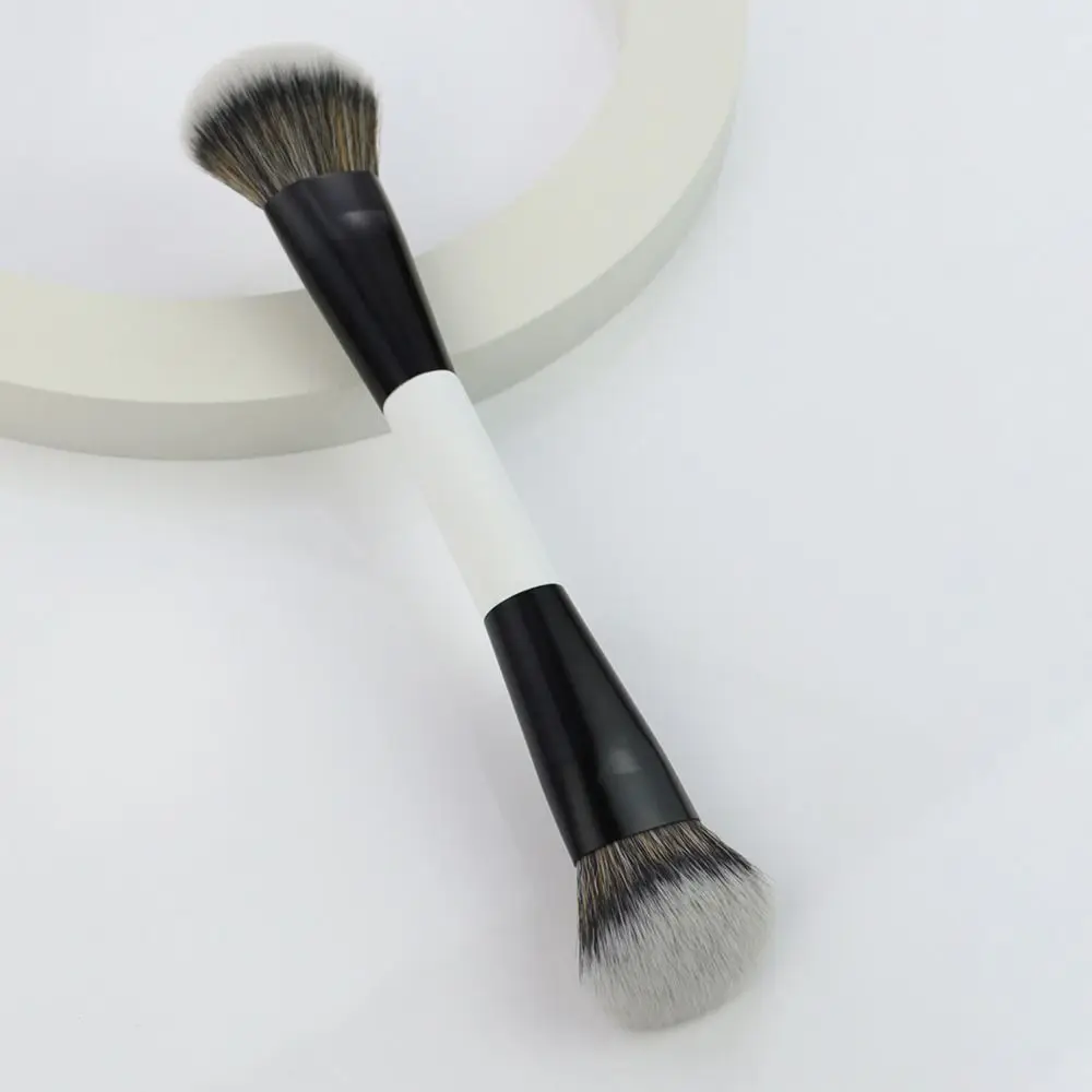 Brosse de Contour F4 à double extrémité pour le visage, haute couverture, cosmétique, beauté, fard à paupières, correcteur, poudre polyvalente, Blush