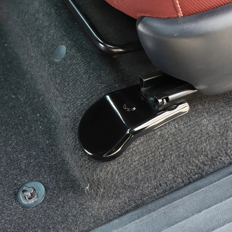 

metyoucar For Toyota Hilux 2015-2022 ABS Black Car Seat Foot Screw Protection Cap Decoration Cover Interior Car Accessories