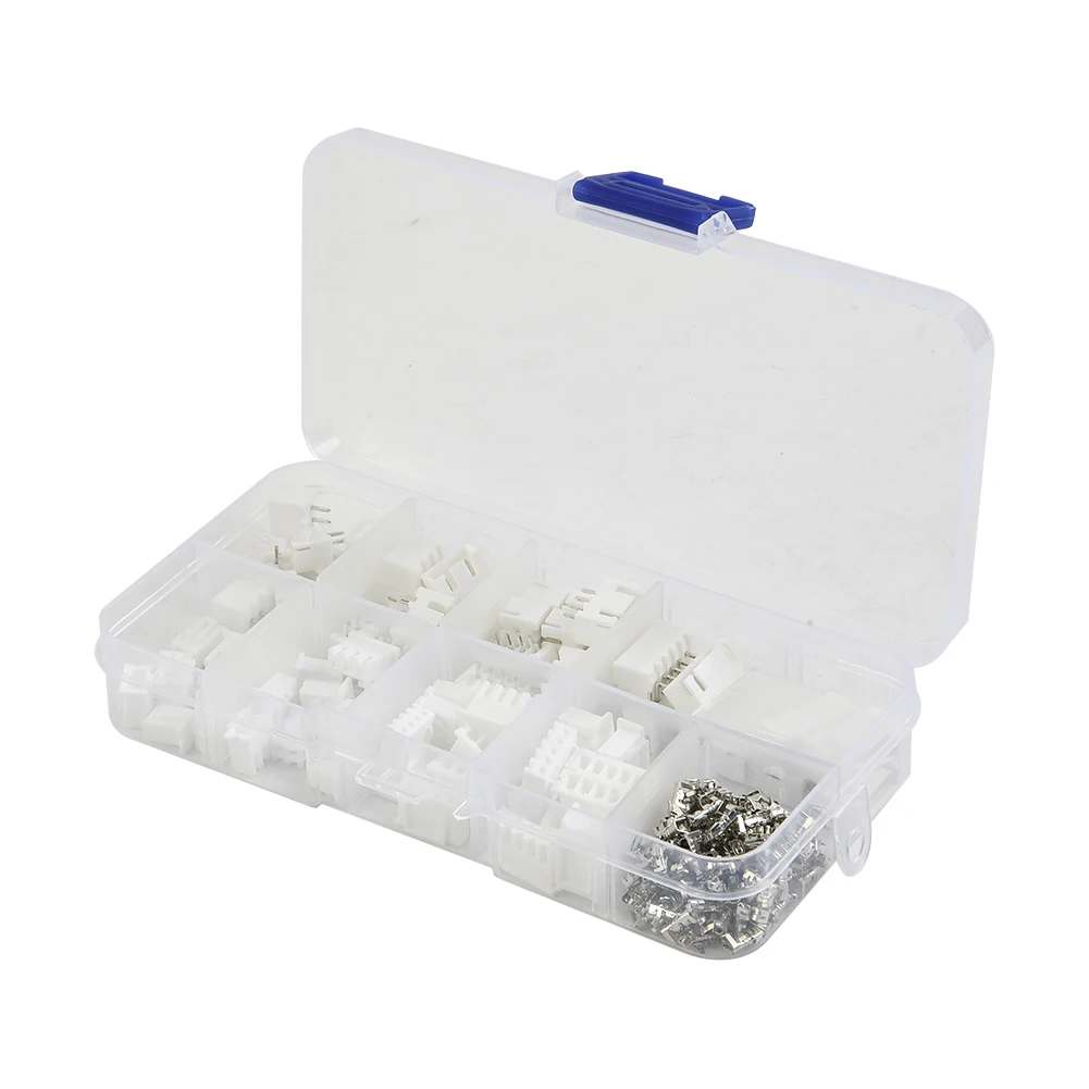 High Quality Nice Portable Terminal Board Connectors 2 3 4 5 Pin 230PCS/box for jst Nylon+Tinned Copper White