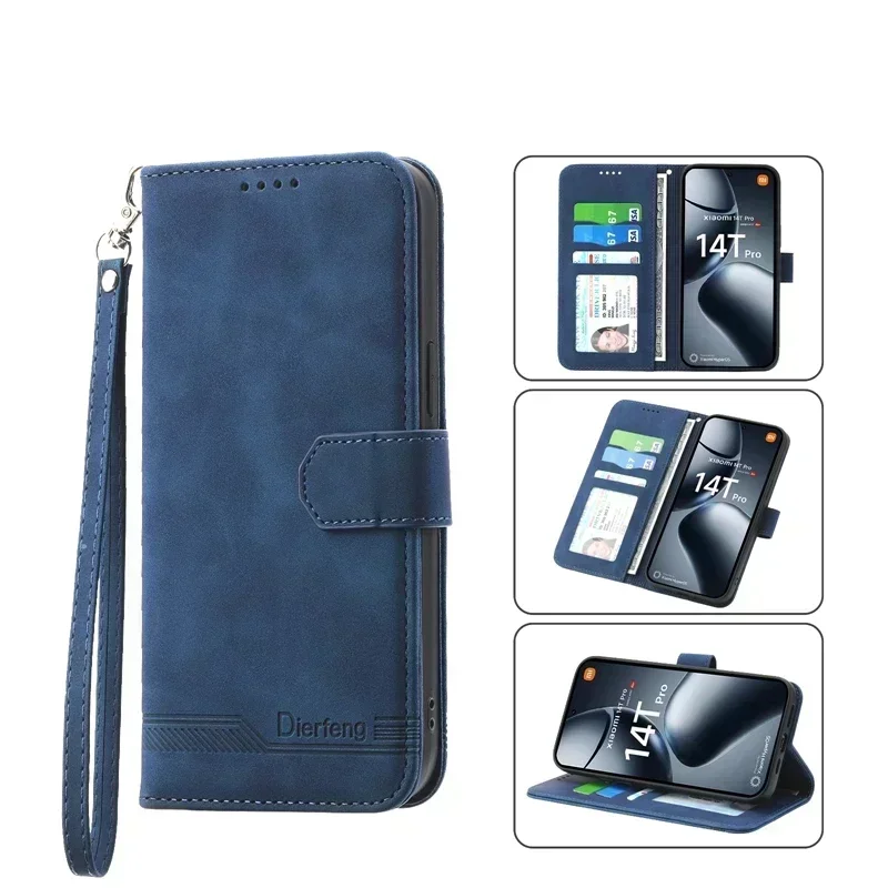 For Moto G84 G54 G34 5G Case Leather Wallet Cover for Motorola Moto G84 G54 G34 5G G14 G04 G24 Magnetic Flip Phone Case Funda