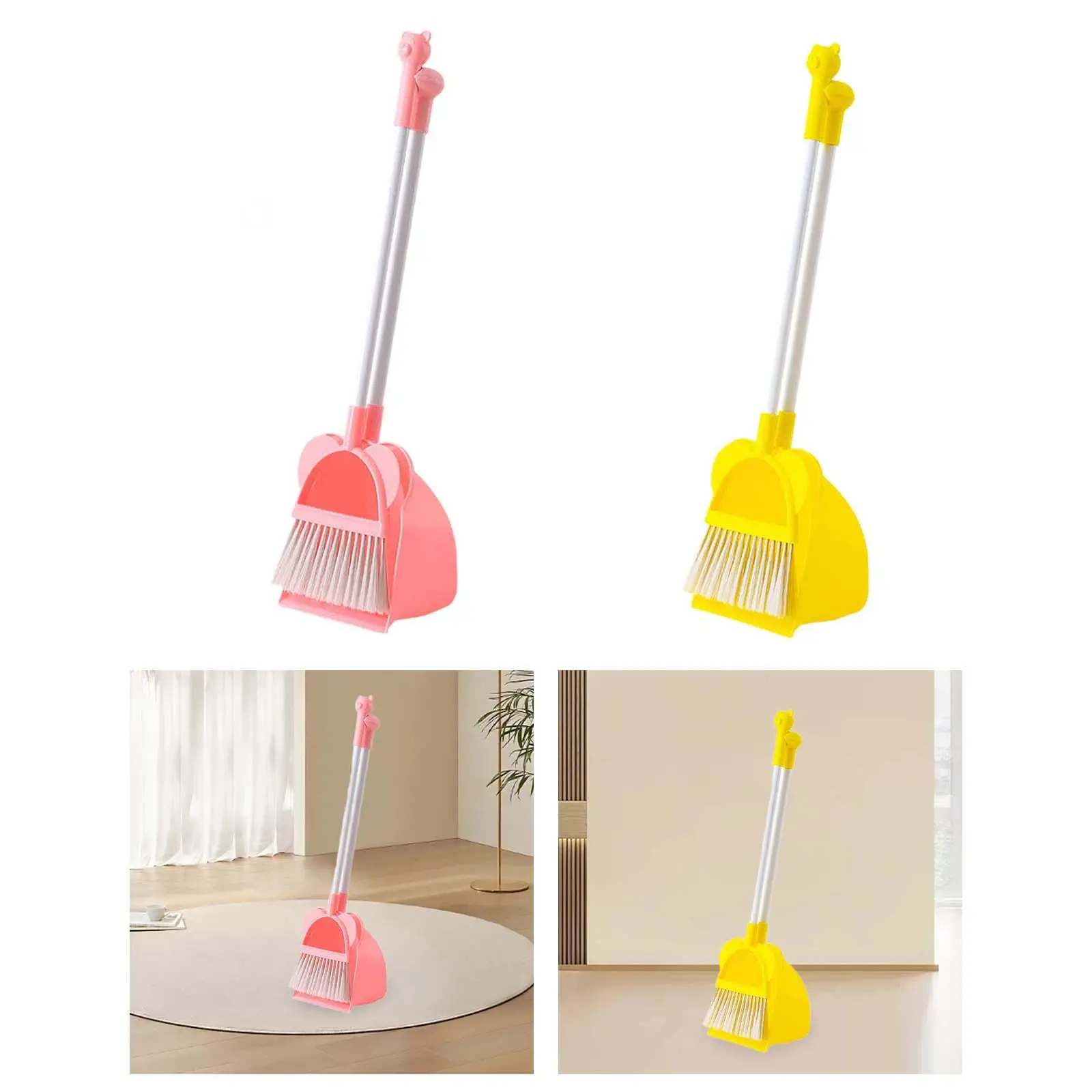 Little Housekeeping Helper Set Pretend Play Holiday Gifts Mini Broom with Dustpan for Kids for Kindergarten Preschool Boys Girls