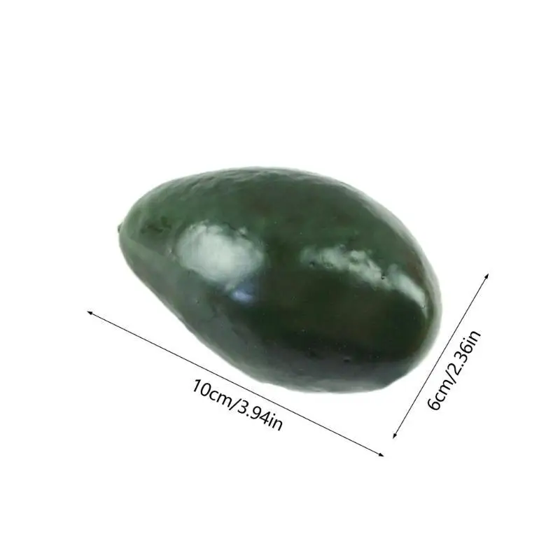 E8BD Artificial Avocado Fruit Simulation Foams Avocado Realistic Avocado Fruit