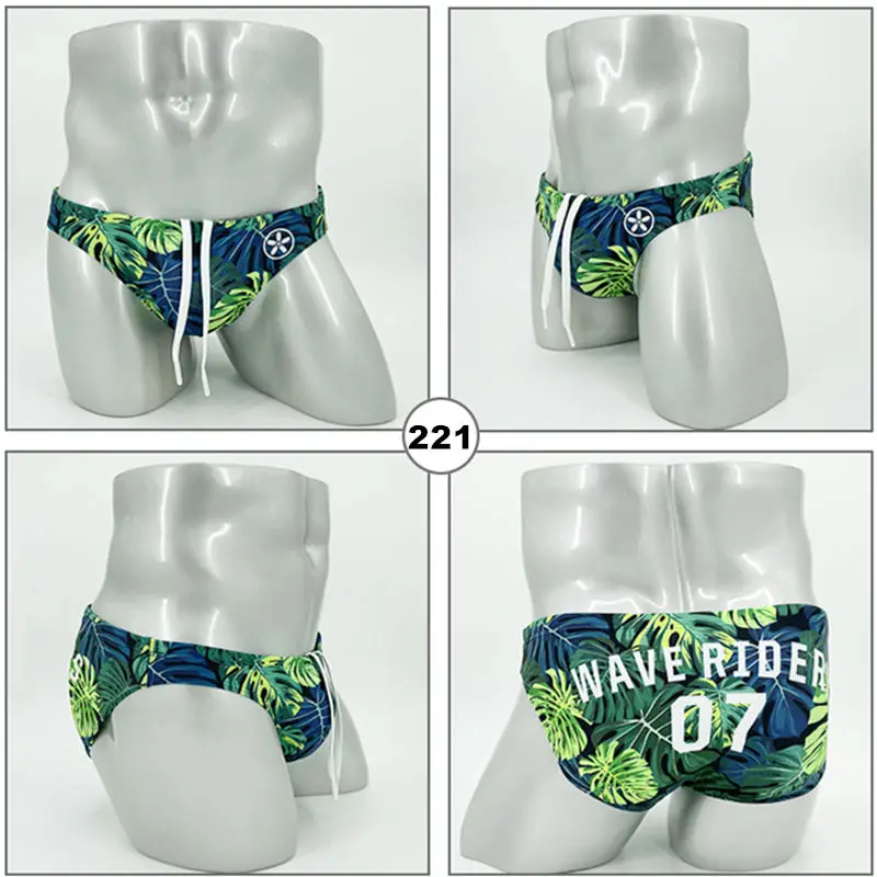 Sexy Herren-Badehose, Bikini-Schwimmhose, Strandshorts, Brasilianischer Badeanzug, Desmiit Bademode Sunga GreatAsia – Detail 2