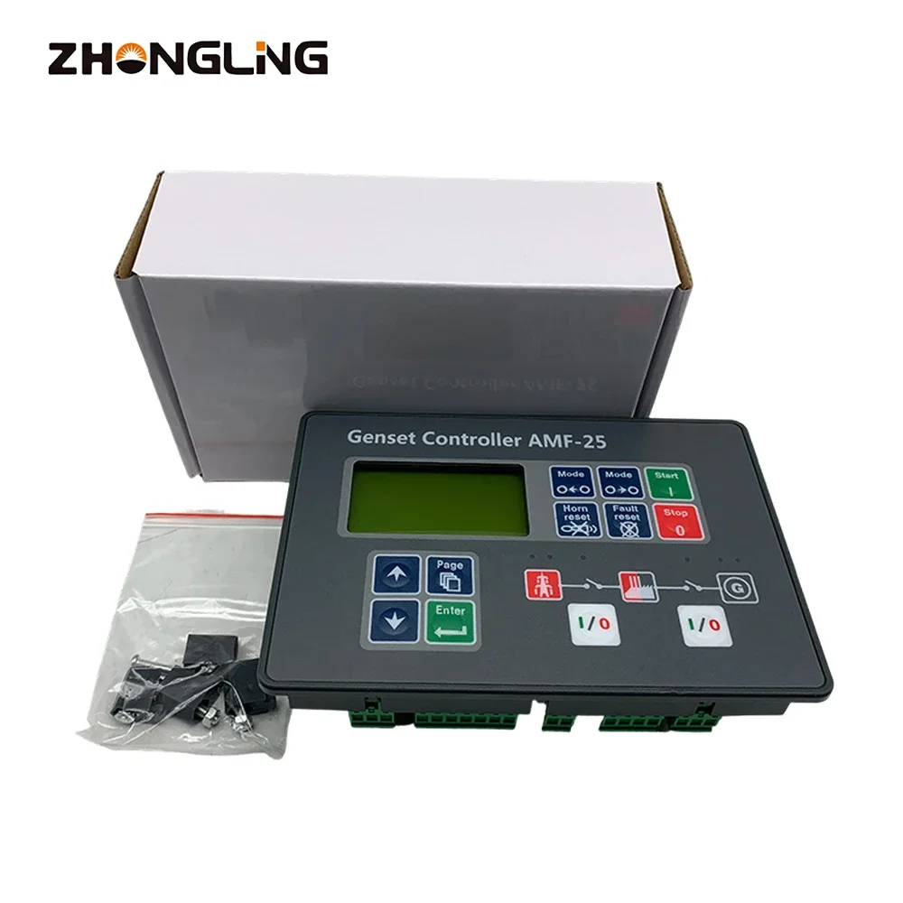 Generator Parts AMF25 AMF20 MRS10 Diesel Intelligent Generator Set Controller Generator Control Panel Part & Accessory
