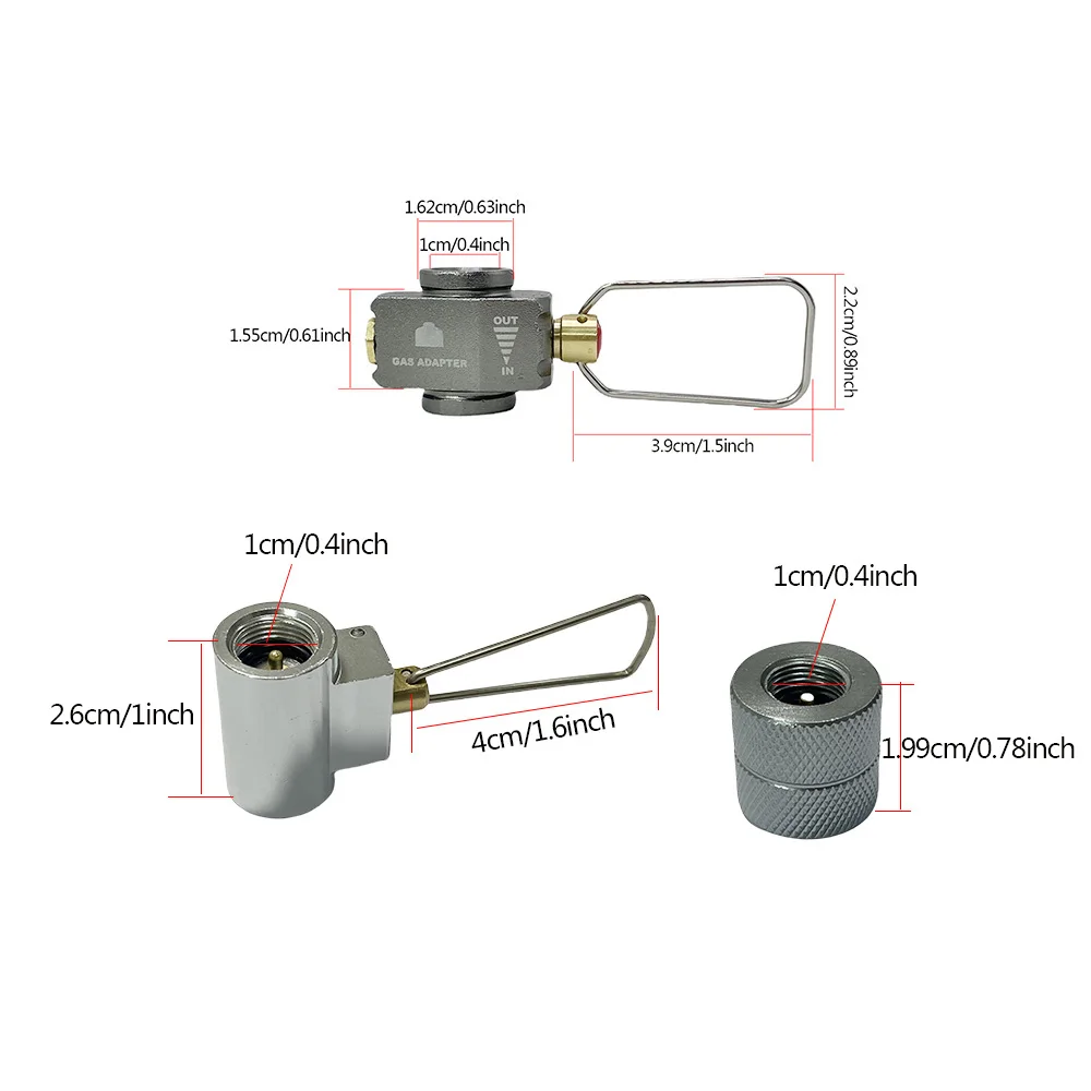 موقد للتخييم البروبان عبوة محول موقد غاز محول تعبئة الغاز البيوتان اسطوانة خزان غاز البترول المسال التوقف معدات التخييم