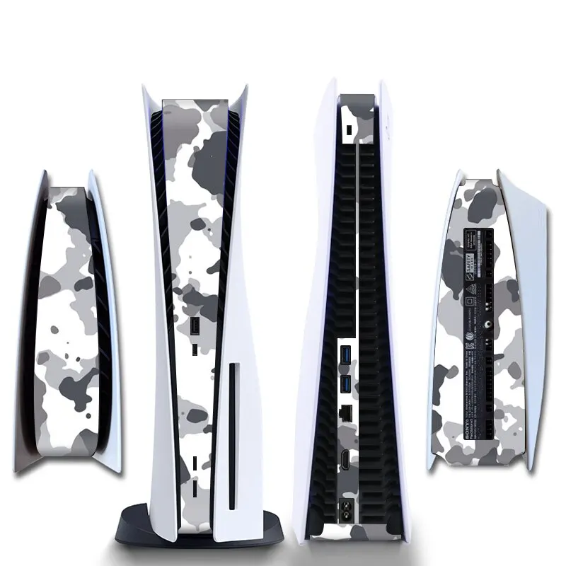 TECTINTE Middle Stickers Skin For PS5 Disc Version Game Console Protective Shell Replacement Decoration Strip For PS5 Accessorie image 3