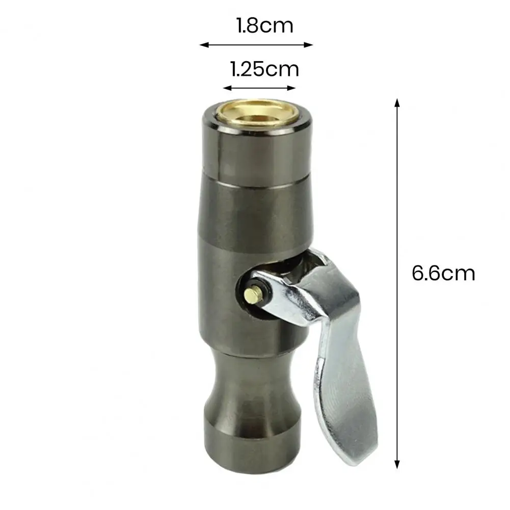 النحاس الذاتي قفل ظرف الهواء 1/4 "NPT لا تسرب الهواء قفل مزدوج الأسنان على الإطارات تشاك نافخة قياس ضاغط الملحقات