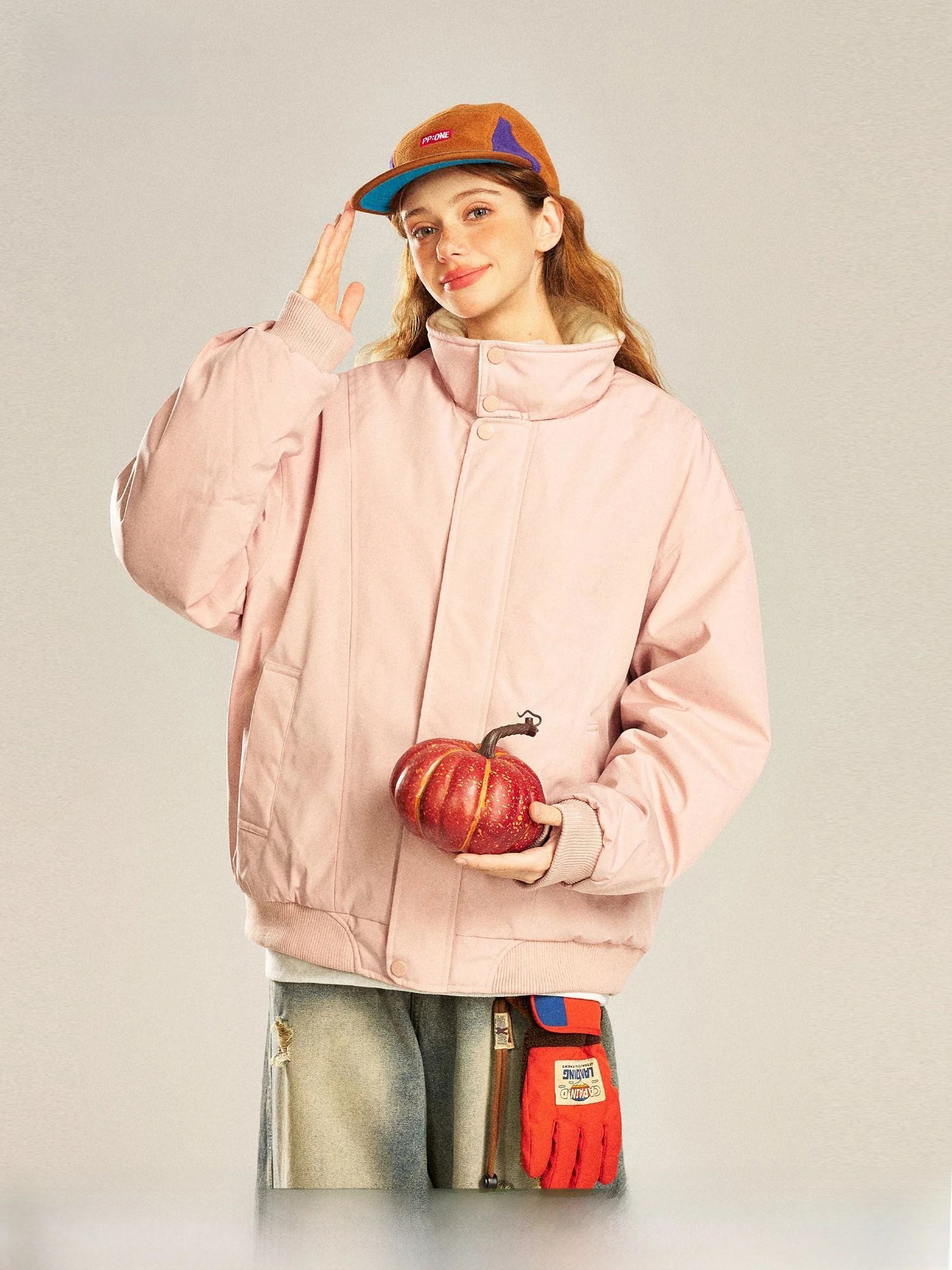 

Новая теплая повседневная верхняя одежда для женщин и пар Beetle Town Thiened Cotton Jaet с воротником-стойкой для зимнего и осеннего сезонов