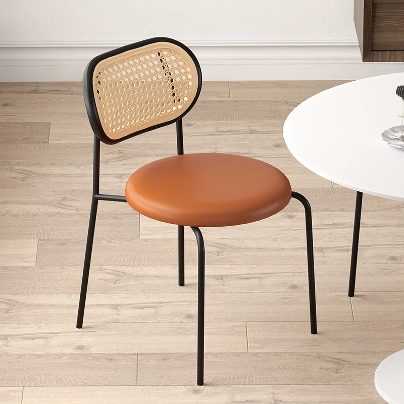 Modern Dining Nordic Chair Metal Ergonomic Relaxing Design Chair Minimalist Hairdresser  Home Furniture