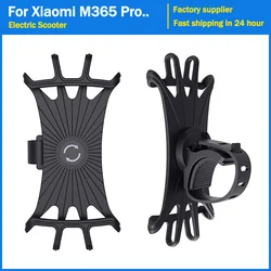 Handlebar Phone Holder Anti-Shock Soft Silicone for Xiaomi M365 pro 1S Electric Scooter Accessories 360 Rotation Phone Supporter