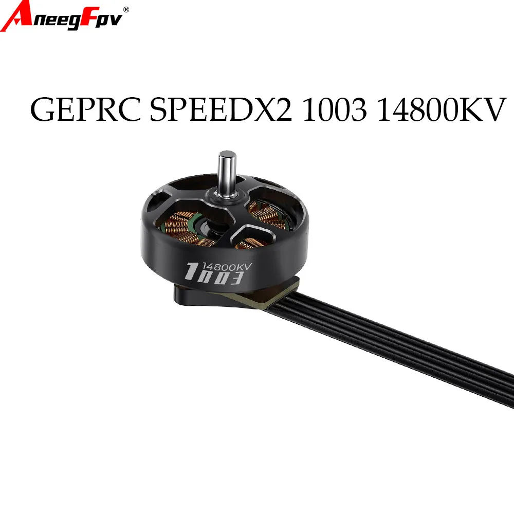 

GEPRC SPEEDX2 1003 14800KV Motor 12-20A High-strength 1.6 / 2Inch FPV Racing RC Drone Multicopter