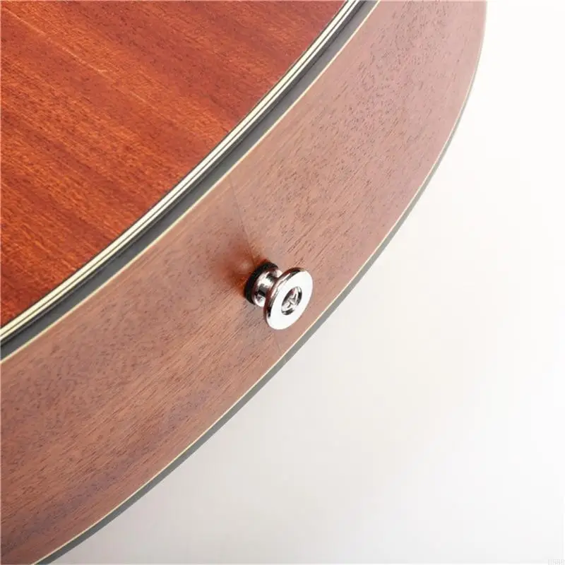 2 Pack Guitar Pins Strap Accessories Strap Lock Buttons Metal Texture for Guitar
