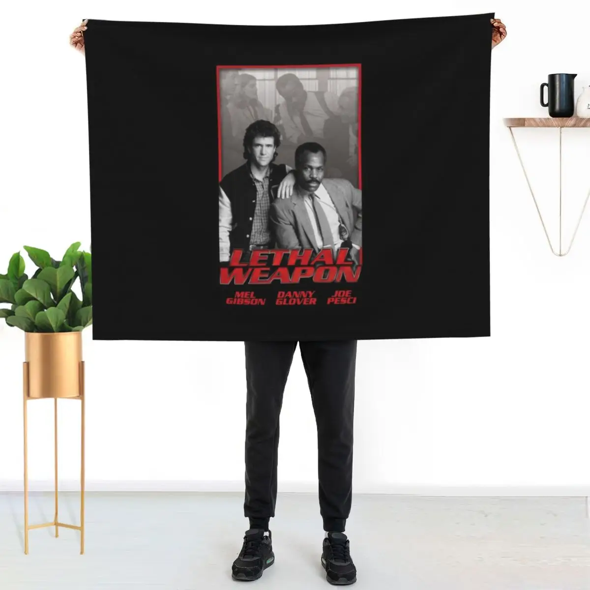 Action Movie American Police Motivational Lethal Weapons Gifts Movie Fans Throw Blanket Furry manga Fashion Sofas Blankets