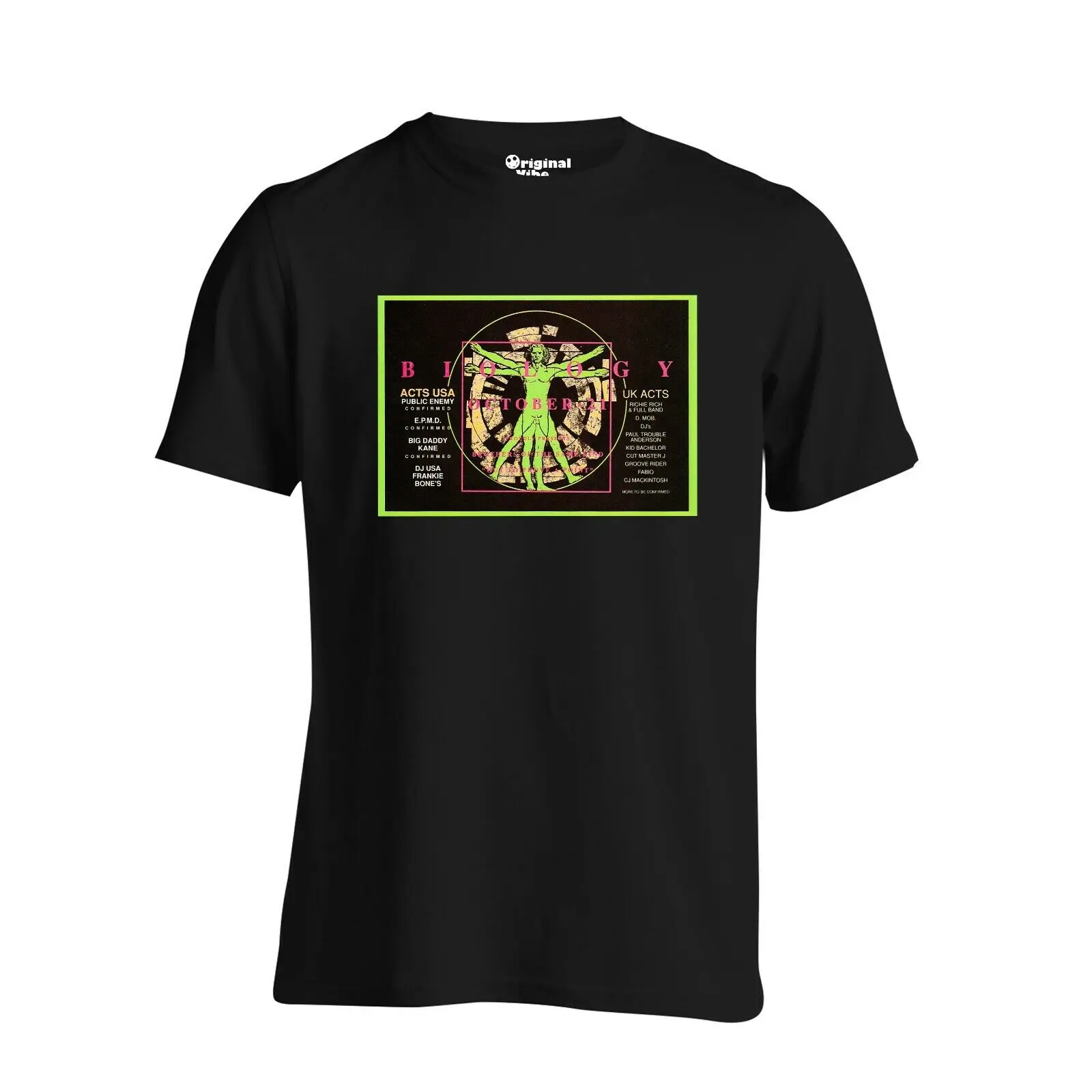 Biology 1990 Rave Flyer T Shirt