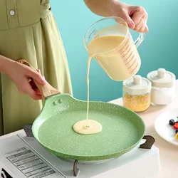 Maifan Stone Frying Pan Steak Pancake Omelette Non-Stick Cooking Breakfast Maker Induction Cooker Gas thousand-Layer Bakeware