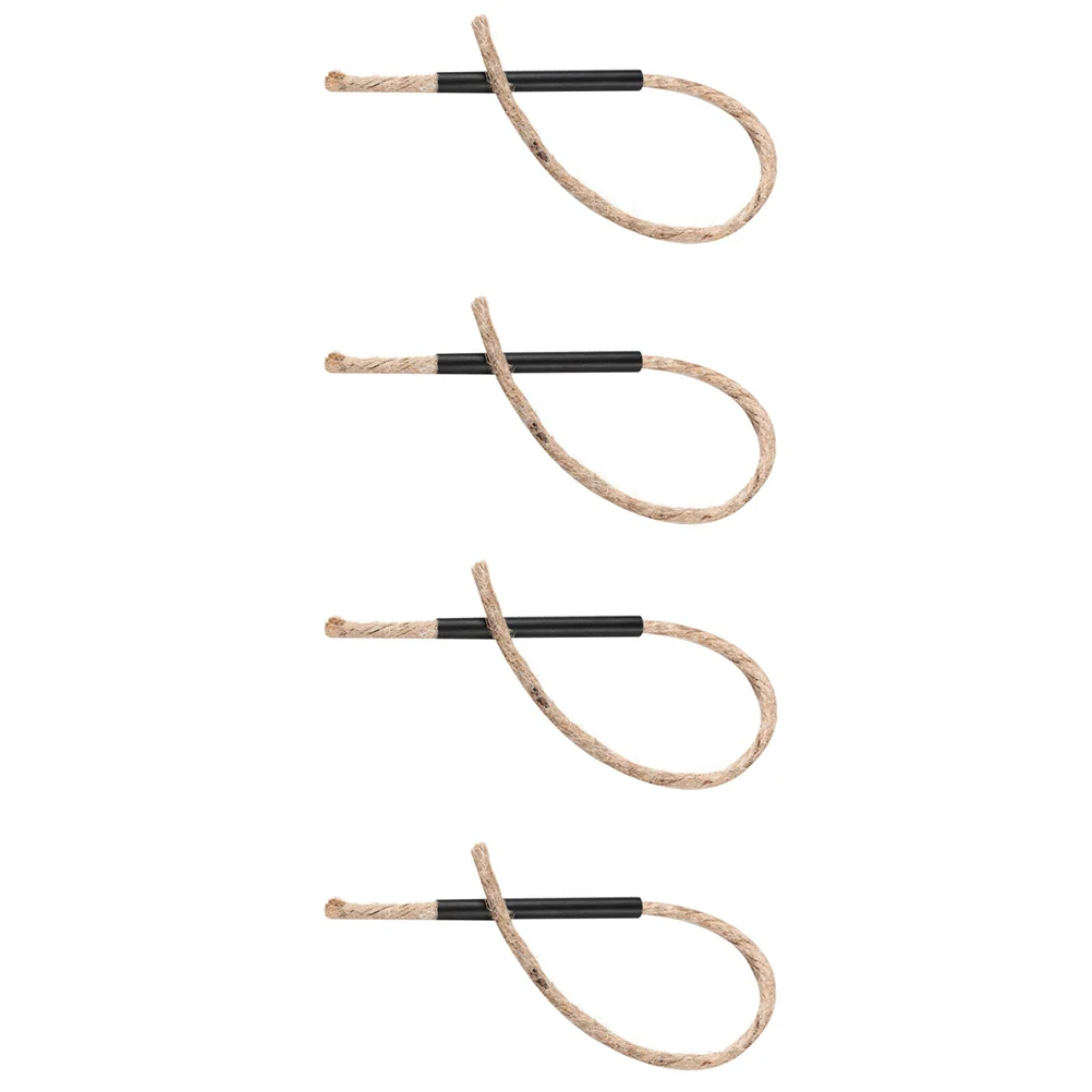 

4 set Survival Wick Cord Fire Starter Ropes Windproof Portable Camping Cords Outdoor Wick Rope For Emergency Survival