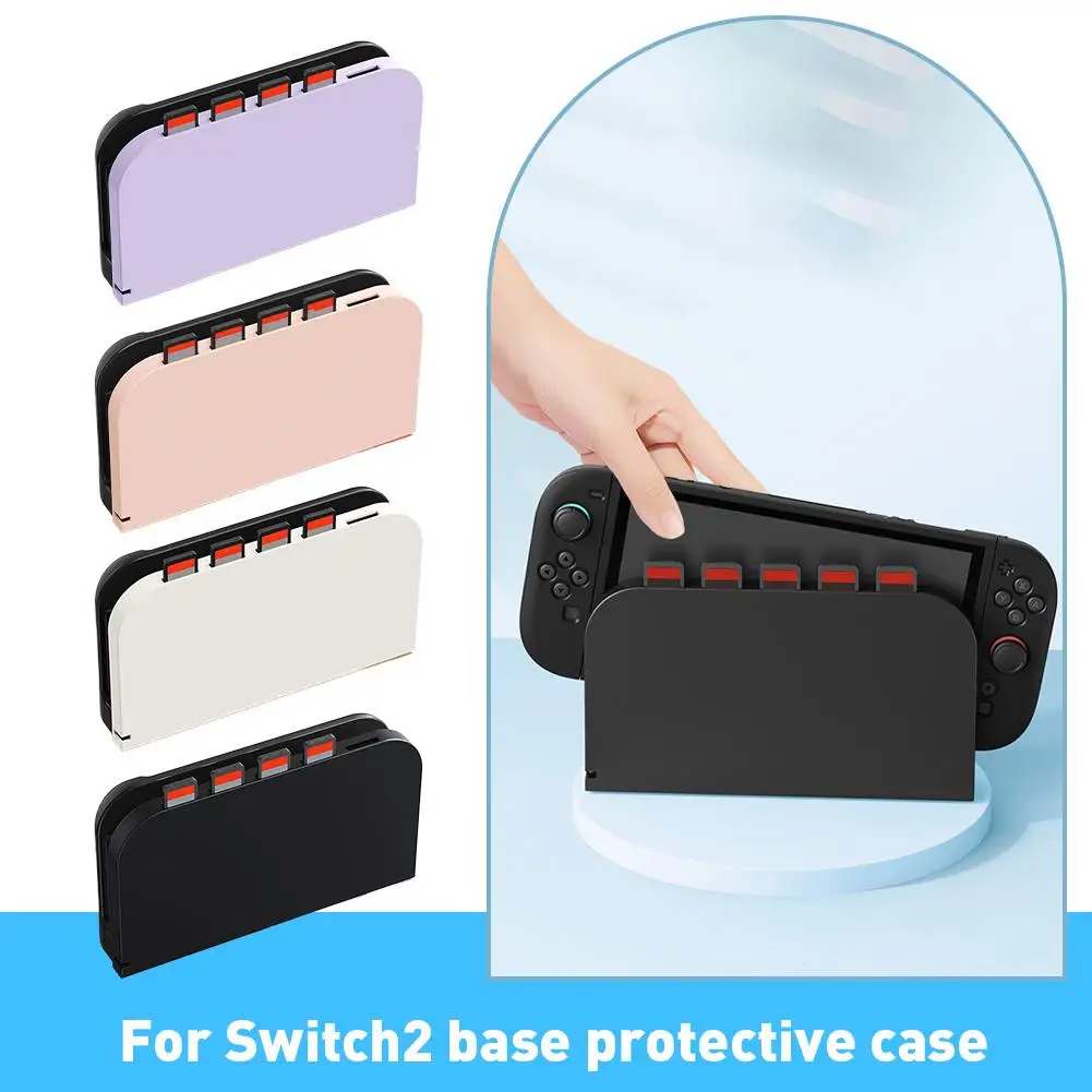 Charging Dock Storage Base For Nintendo 2 TPU Soft Shell Anti-drop Insertable Card Protective Case Accessories L9W3