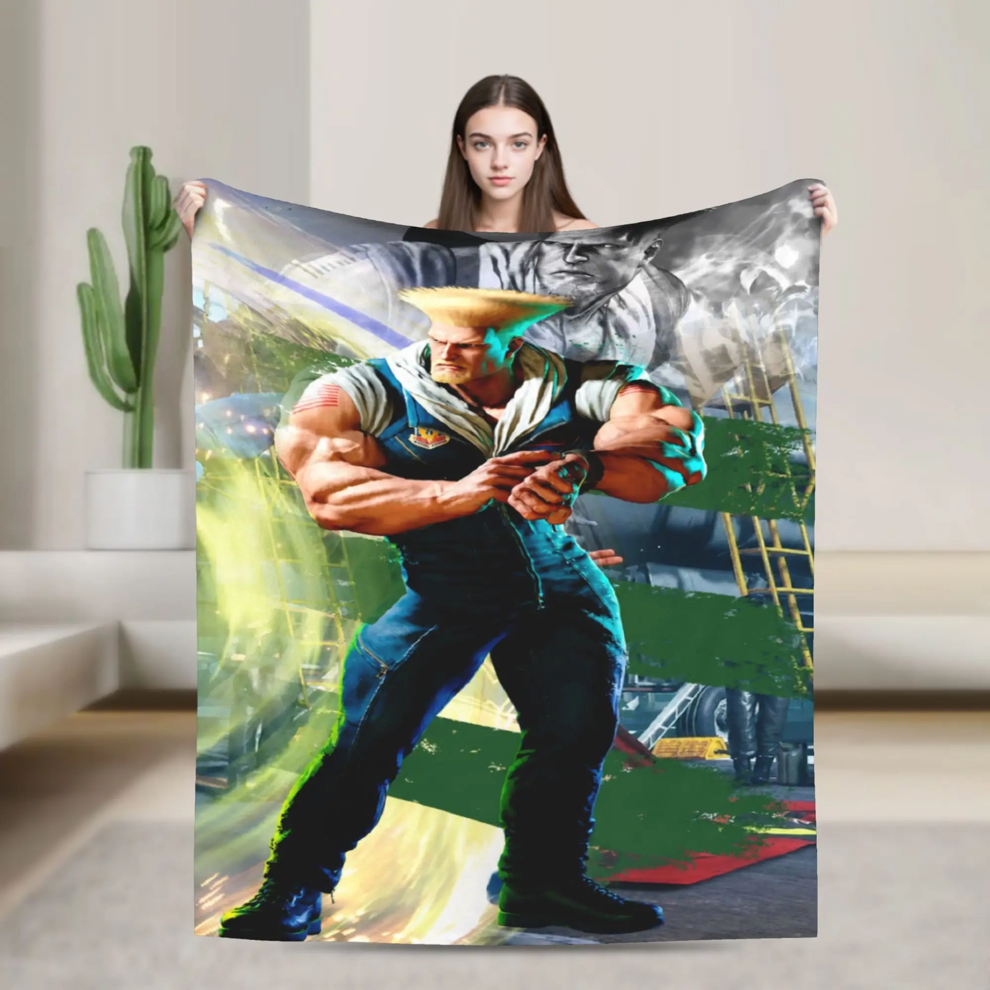 Streets Fighters Blanket Ultra Soft  Throw Blankets for Bed 50x60 Inch Multi-size Plush Thin Quilt