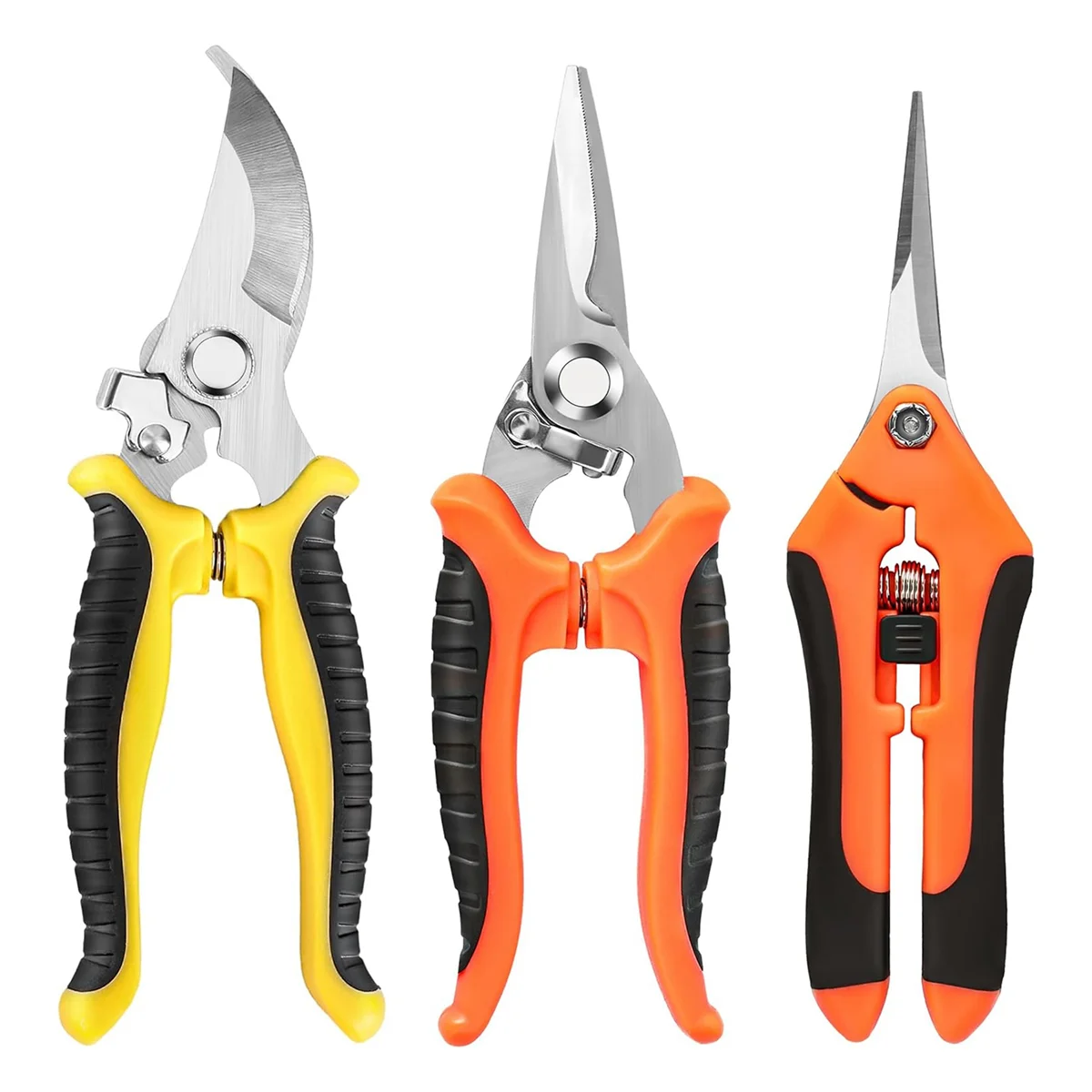 

Садовые секаторы ABKO-3 Pack, садовые ножницы из нержавеющей стали, садовые ножницы, садовые ножницы, садовые ножницы