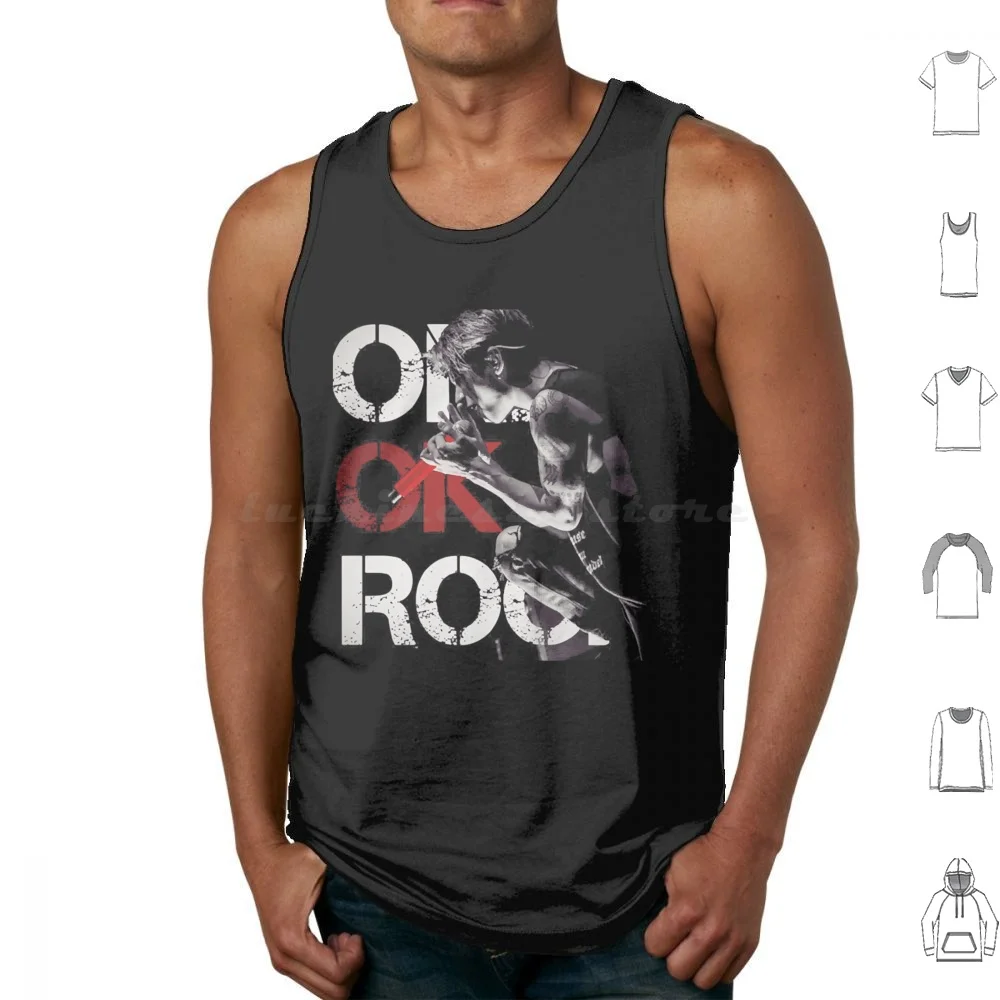 One Ok Rock Taka Tank Tops Print Cotton Band One Ok Music Japan One Ok Tour Japanese Japanese Band Japanese One Ok