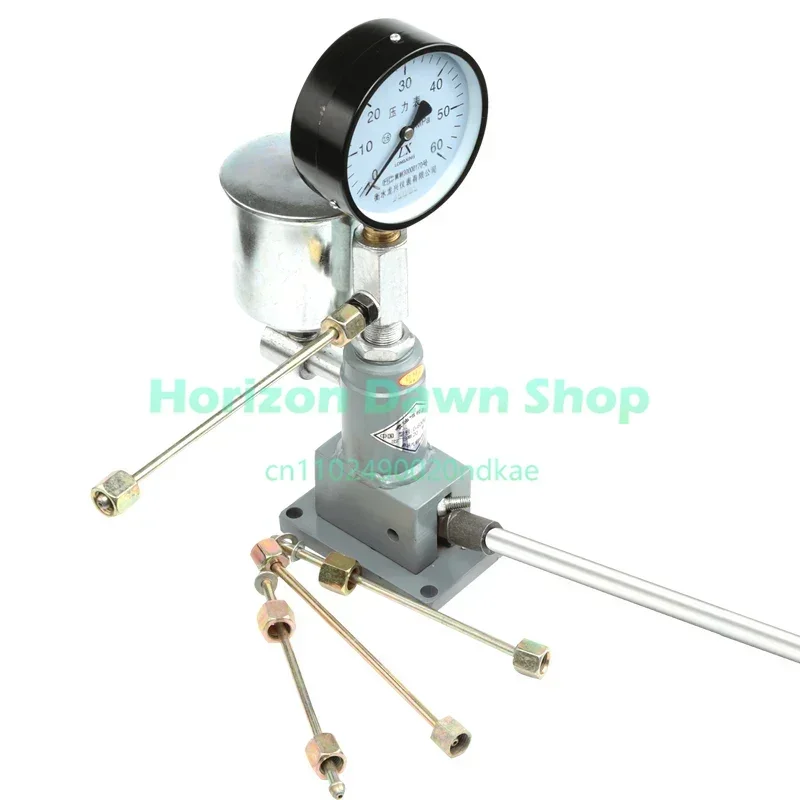 Car Tractor Diesel Injector Nozzle Tester Experiment Atomization Bench Tester Injector Hand Pressure Tester 60Mpa