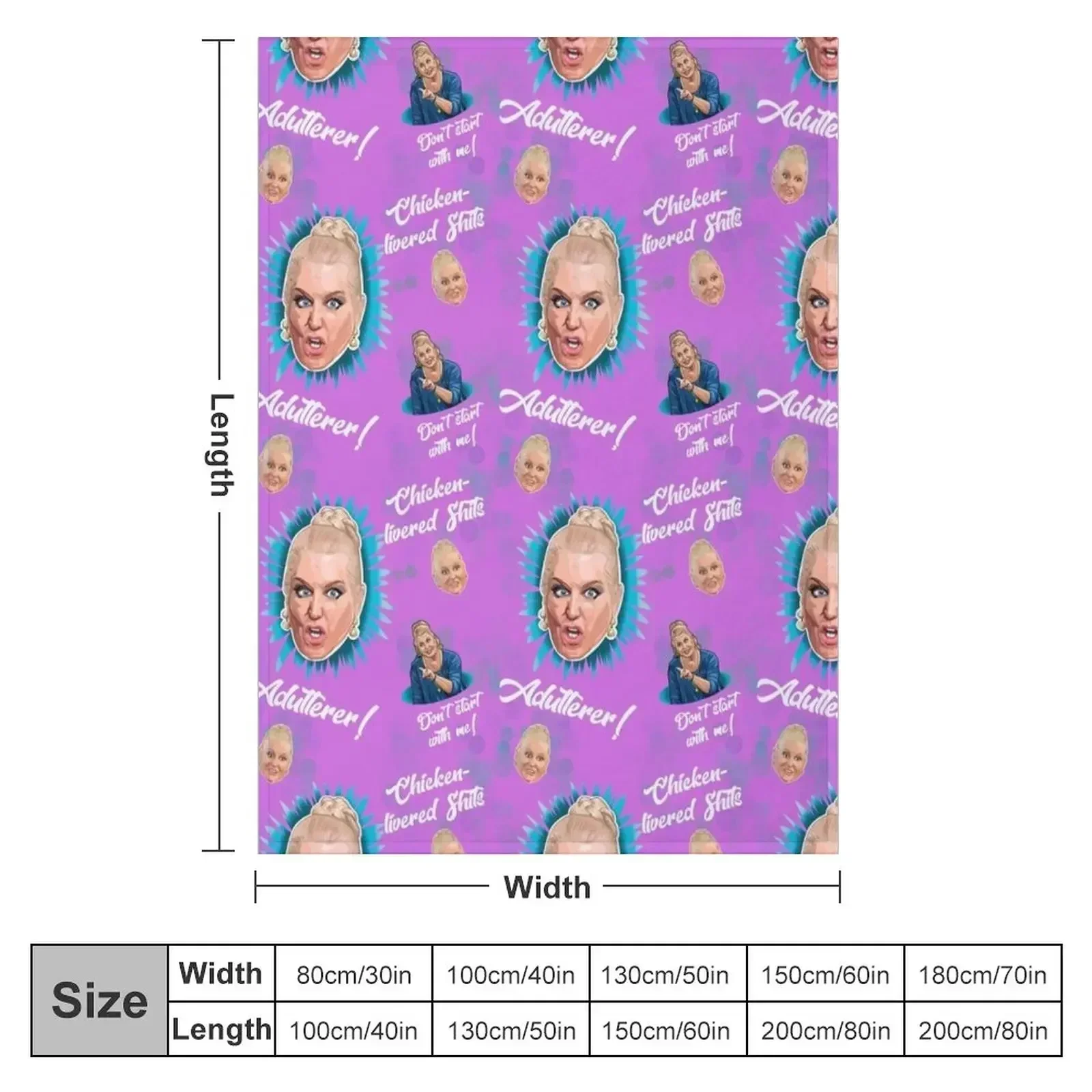 Kim Woodburn kicking off wallpaper Throw Blanket couch cozy soft plush fuzzy picnic outdoor blanket