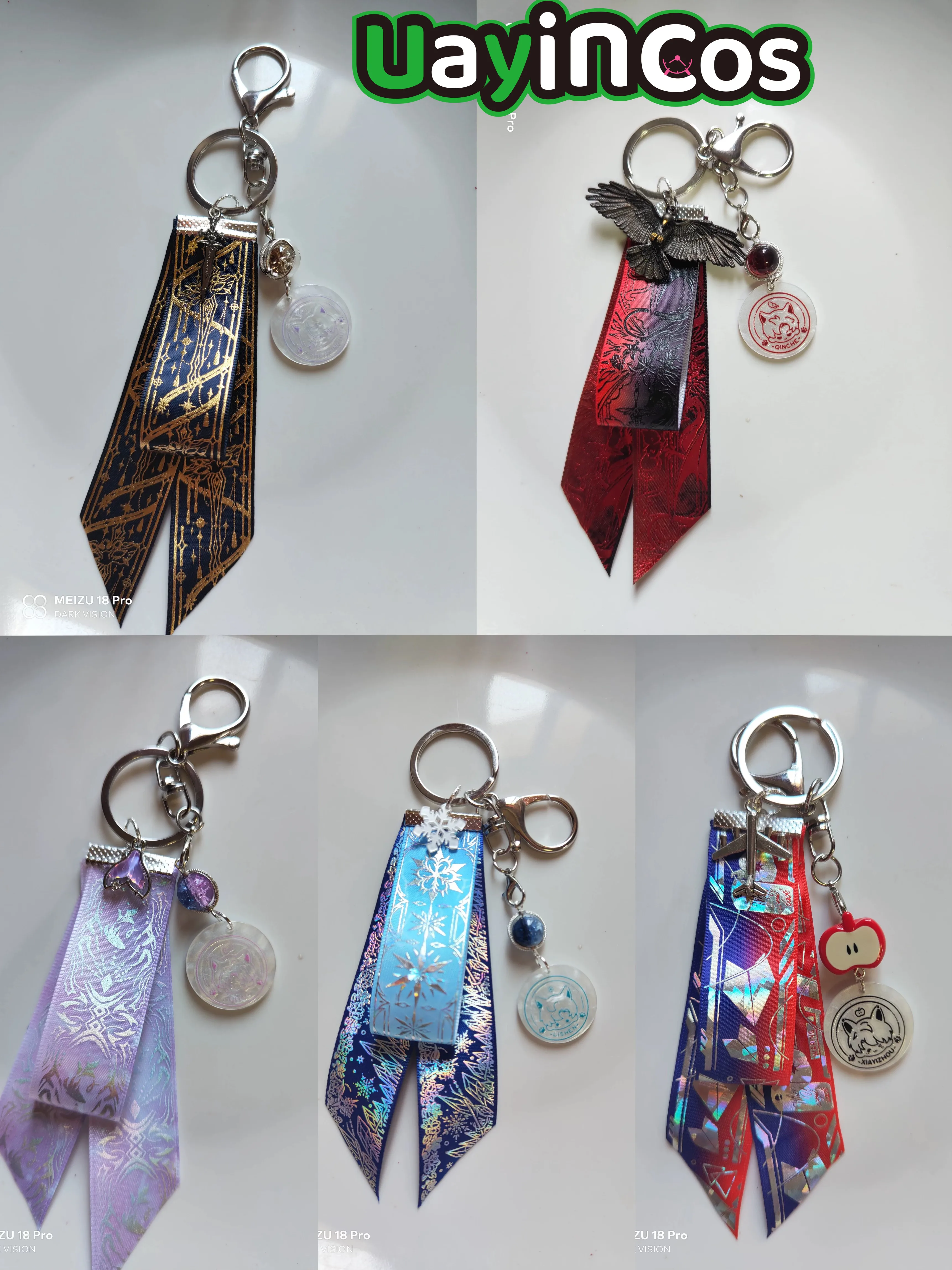 Keychain In Stock Love and Deepspace Xavier Sylus Rafayel Zayne Caleb  Bag Pendant keyring Anime Figure Game Toy Kids Halloween