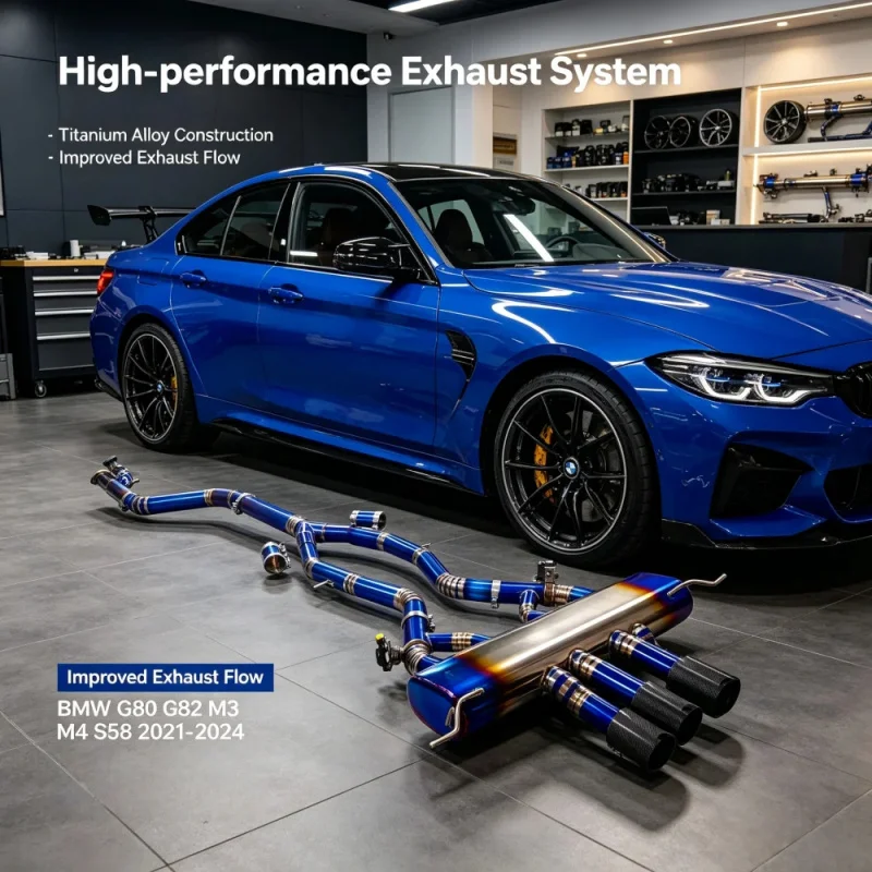 

Valve Control Exhaust Catback for BMW G8X G80 G82 M3 M4 3.0T Titanium Alloy Muffler Car Exhaust Pipe Gatlin Design Upgrade