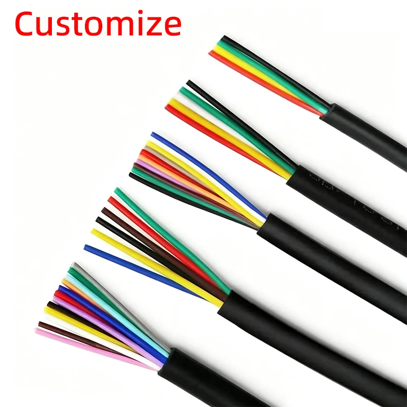 RVV 8*0.75 and 16*0.75 Control Wire Cable each 100 Meters