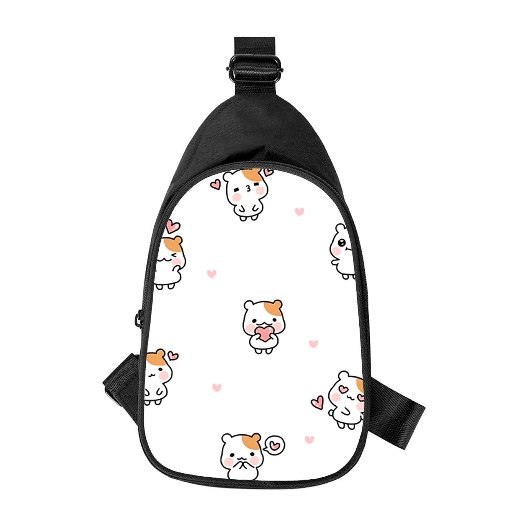 Tas dada pria ANIME lucu Oruchuban Ebichu 3D tas selempang dada pria baru diagonal tas bahu wanita pak pinggang sekolah suami pak dada pria