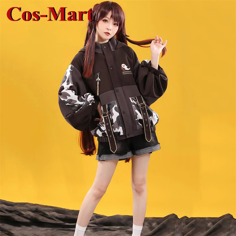 

Cos-Mart Game Genshin Impact Hu Tao Cosplay Costume Sweet Fashion Daily Coat Activity Party Role Play Clothing