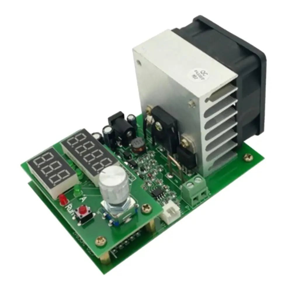 60W Adjustable Constant Current Module Electronic Load Aging Tester PWM Fan Speed Control for Power Supply Assembly and Repair