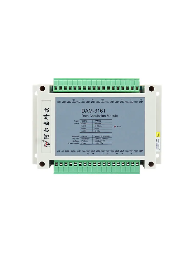 16 Channel Analog Output Module 4-20mA 10V Voltage and Current DAM3060VC Output Module DAM3161