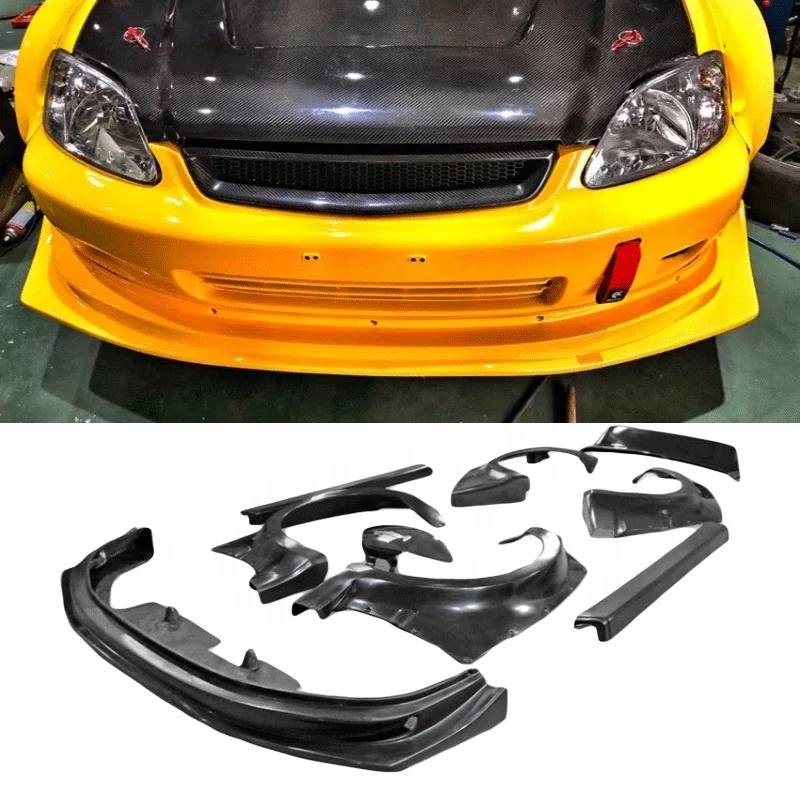 Glass Fiber Wide Boyd Kits for Civic 1996 1997 1998 Civic EK9 Body Kits