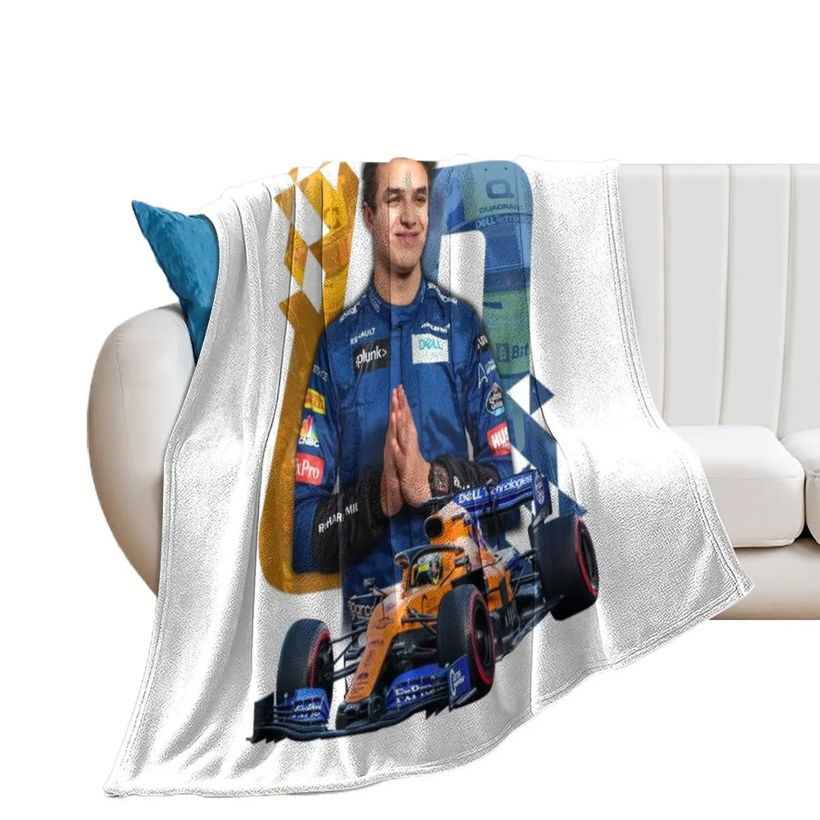 

Lando Norris #4 - racing design Throw Blanket heavy to sleep Thermals For Travel Sleeping Bag Luxury Blankets