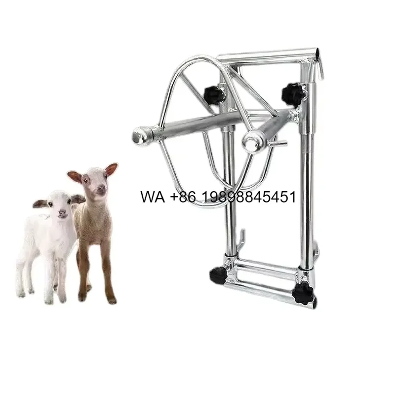 Wmwmnu Durable Stable Structure Sheep Restraint Stand Height Adjustable Anti slip Base for Shearing Hoof Trimming