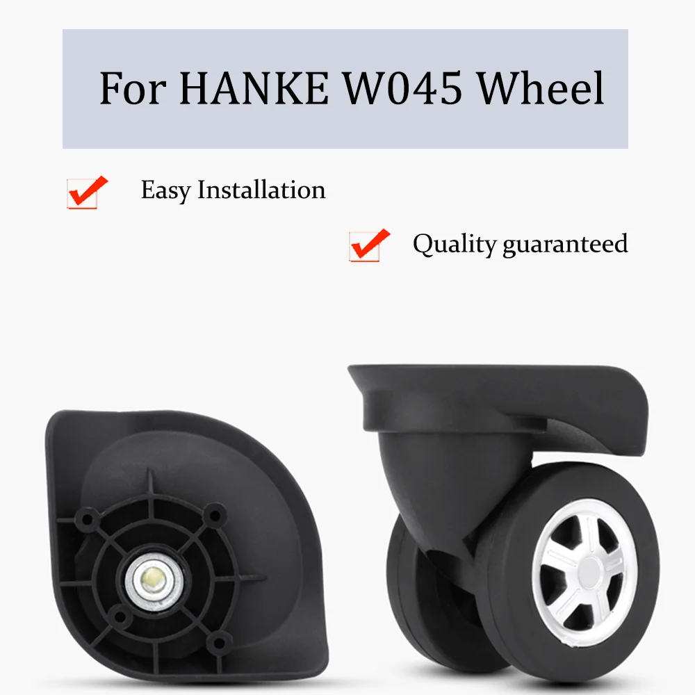 For HANKE W045 Universal Wheel Trolley Case Wheel Replacement Luggage Maintenance Pulley Sliding Casters Wear-resistant Slient