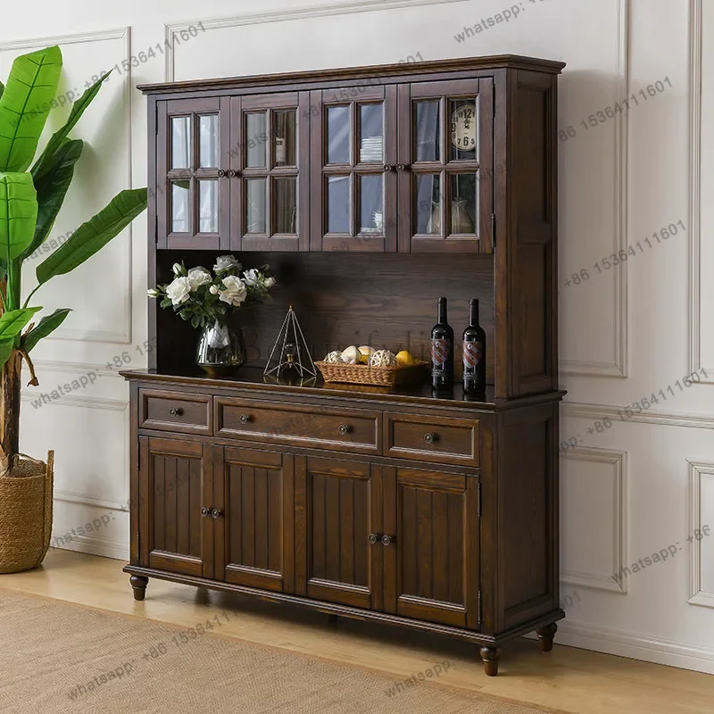 

D36Narrow Wooden Kitchen Cabinet Display Rustic Modern Storage Kitchen Cabinet Modern Japanese Szafka Kuchenna Furniture Home