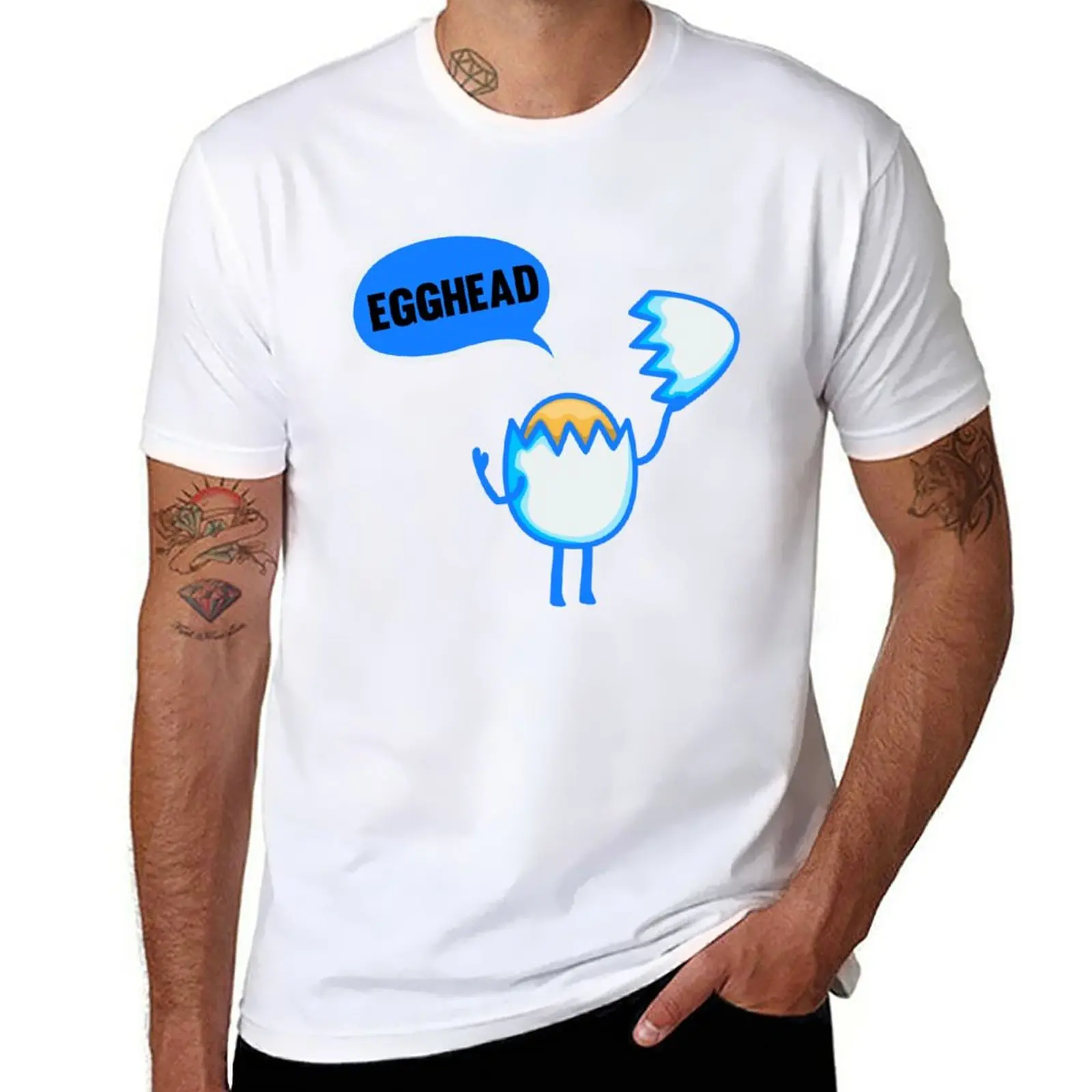 EGGHEAD: A intellectual! T-Shirt Short t-shirt men graphic t shirts