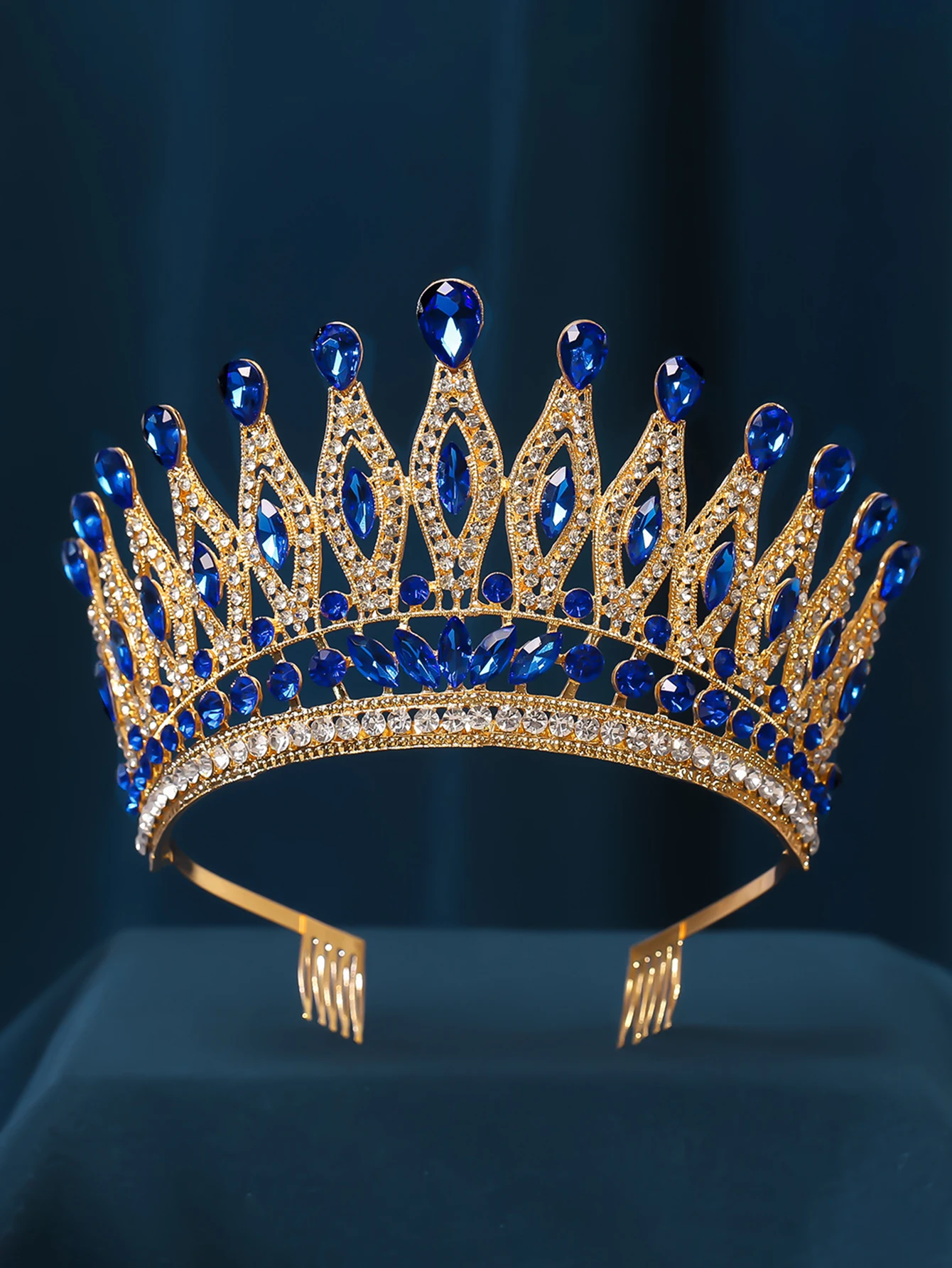 Tiara Crown for Women Girls, Wedding Tiara for Bride, Princess Hair Accessories for Birthday Prom Party Quinceanera