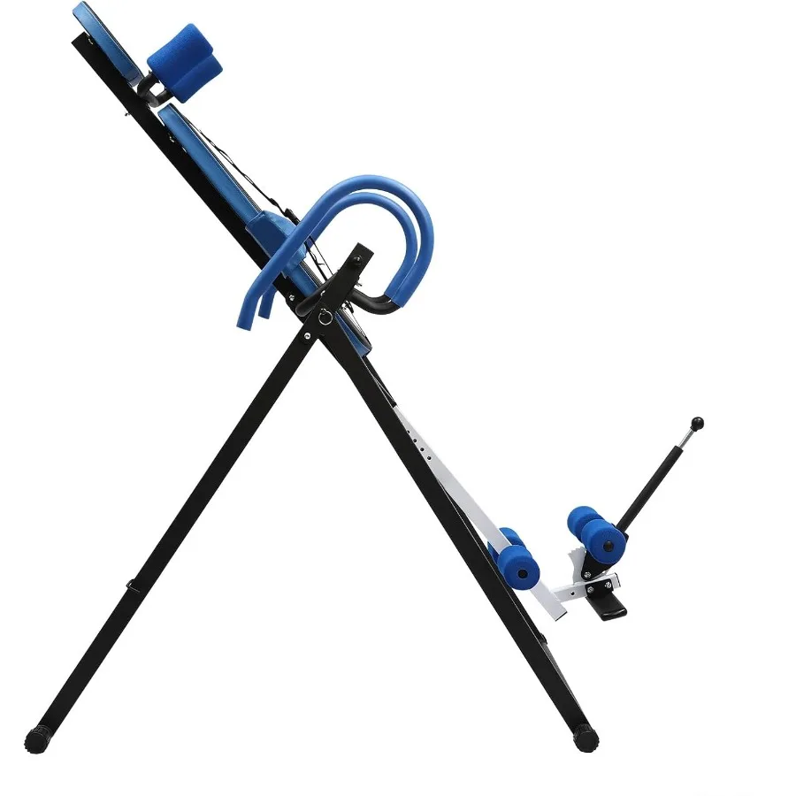 طاولة انعكاس 330 رطل قابلة للطي مع حزام حماية قابل للتعديل وحوامل الكاحل لتخفيف الآلام المزمنة