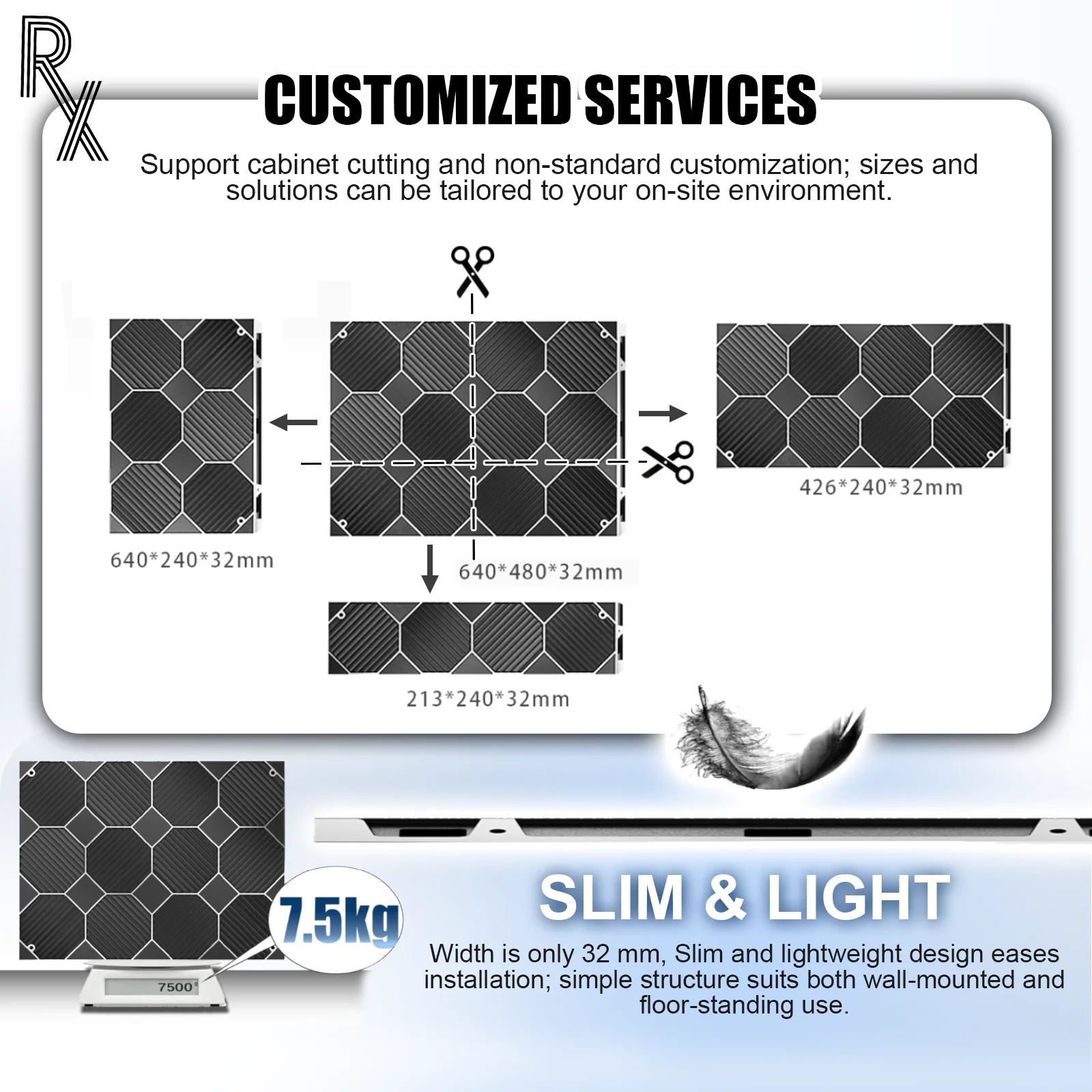 Hot Selling 3840Hz  Customize Size Warranty Full Color P3 Cinema 170 Viewing LED Display