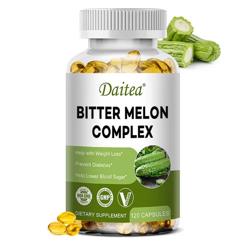 

Bitter Melon Extract - Blood Sugar Support, Weight Management Supplement, Helps Promote Digestive System, Metabolism